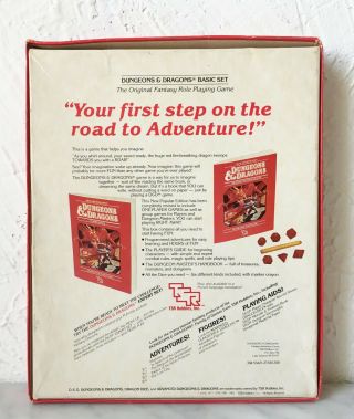 Dungeons & Dragons Basic Rules Set 1 1983 Complete Except Dice & Crayon 2