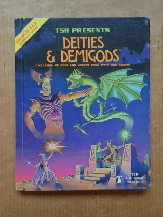 Tsr Advanced Dungeons Dragons 2013 Deities Demigods 144 2nd Print Cthulhu