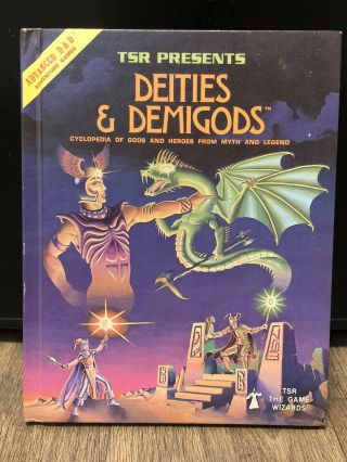 Ad&d Tsr Deities & Demigods (true 2nd Print With Cthulhu & Melnibonean Credits)