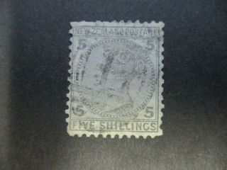 Zealand Stamps: 5/ - Queen Victoria Variety - Rare - (n103)
