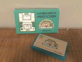 Nintendo Game And Watch Green House 1982 Fully Worked
