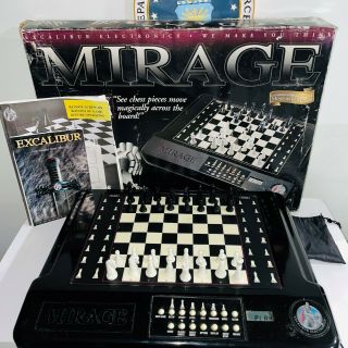 Mirage Excalibur Electronics Computerized Chess Game -
