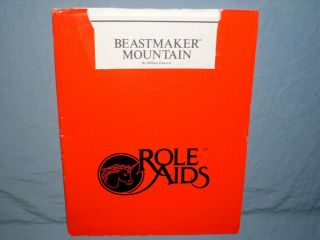 D&d 1st Ed Role Aids Module - Beastmaker Mountain (very Rare From 1982 And Vg, )