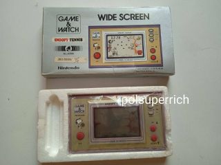 Nintendo Game & Watch Snoopy Tennis Sp - 30 Wide Screen Boxed Ultra Rare