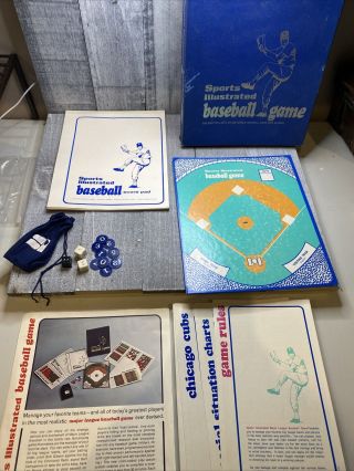 1971 Sports Illustrated Baseball Board Game All 24 1970 Mlb Teams