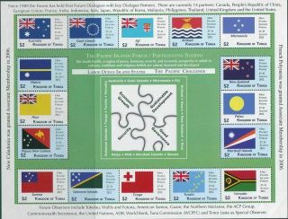 Tonga 2012 - South Pacific Conference - Set Of 2 Sheetlets - Mnh