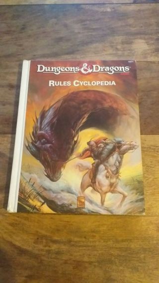 Dungeons & Dragons Rules Cyclopedia D&d Tsr
