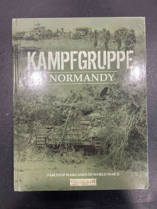 Warhammer Historical Kampfgruppe Normandy Rule Book - Rare Oop
