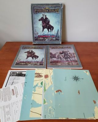Ad&d Forgotten Realms Boxed Campaign Setting Tsr 1031 Advanced Dungeons Dragons