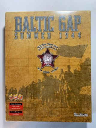 Mmp Ocs Baltic Gap - Summer 1944 [open Box/ Partially Punched Counters]
