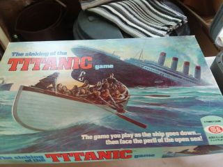 The Sinking Of Titanic Board Game 1976