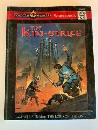 Middle Earth Role Playing Merp Rpg 2nd Edition,  The Kin Strife Source Book