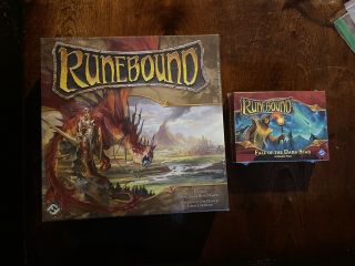 Runebound 3rd Edition & Fall Of A Dark Star Expansion,  Both In Shrink