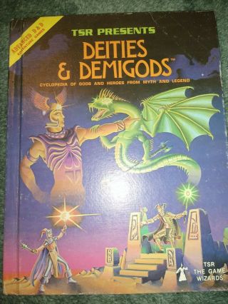 Deities & Demigods Tsr Advanced Dungeons & Dragons Book 1980