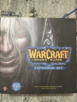 Warcraft The Board Game,  Expansion Fantasy Flight Games Oop Complete