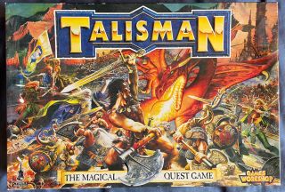 Talisman The Magical Quest Game 3rd Edition,  Four Expansions All Miniatures Wow