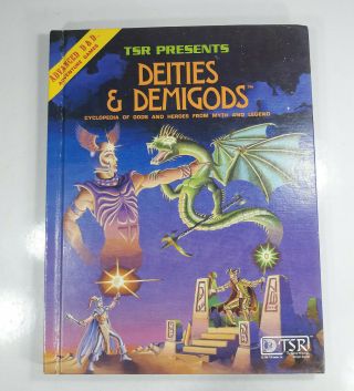 1980 Tsr Ad&d " Deities & Demigods " (128 Pages) Gygax Dungeons Dragons
