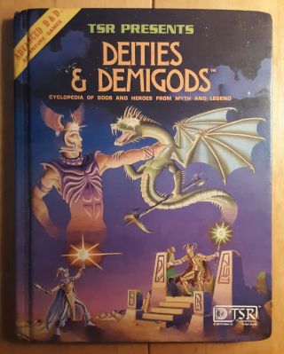 Deities & Demigods - Advanced Dungeons And Dragons (d&d) - 1st Edition