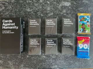 Cards Against Humanity Complete Set,  Bonus Packs