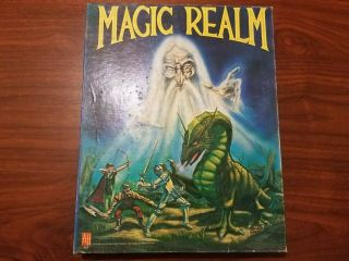 Magic Realm 1978 Board Game Rare Avalon Hill Ah 717 Mostly Unpunched