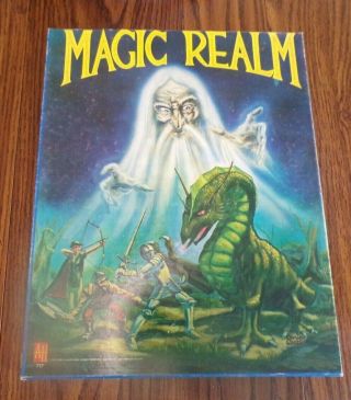 Vintage 1978 Avalon Hill Magic Realm Rpg Board Game - Ah 717 W/box Complete ?