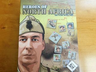 Lock N Load Tactical Heroes Of North Africa - Punched,  Complete With X Maps