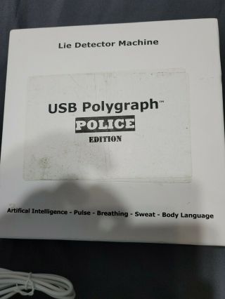 USB Polygraph Machine - Home Lie Detector Testing Kit - Adult Game - Open Box 3