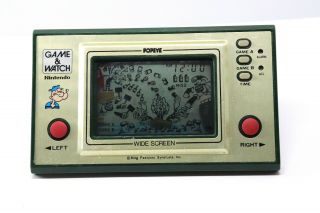 Nintendo Game & Watch Wide Screen Popeye Pp - 23 Made In Japan G55