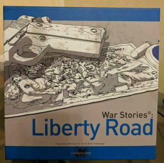 Conquistador Boardgame War Stories - Liberty Road Box Unpunched / Unplayed