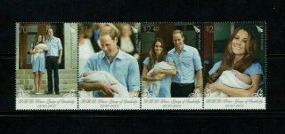 Zealand: 2013 Birth Of Prince George Of Cambridge,  Mnh Set.
