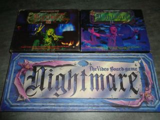 Nightmare The Video Board Game,  Plus Sequels Ii And I = All Complete