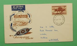 Dr Who 1961 Australia Fdc Northern Territory Cattle Industry C241679