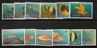 Norfolk Island Sg666/77 1998 Reef Fish Mnh