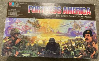 Milton Bradley Fortress America Board Game The U.  S.  Under Attack (100 Complete)