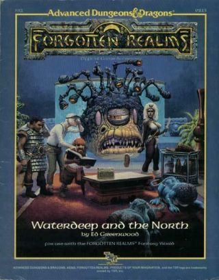 Tsr Forgotten Realms Waterdeep And The North (1st) Vg,