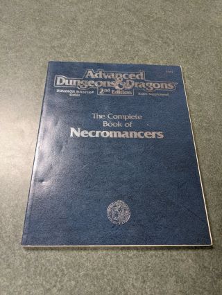 The Complete Book Of Necromancers Ad&d Tsr 2151