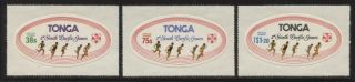 Tonga 1975 South Pacific Games Set Sc 357/co101 Nh
