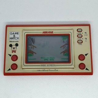 Nintendo Game & Watch Mickey Mouse Mc - 25 1981 Lcd Handheld Game