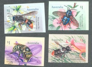 Australia - Bees - Native Bees Fine - Cto - Self - Adhesives 2019