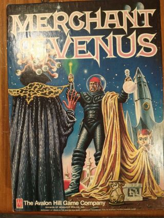Merchant Of Venus - Avalon Hill (ah) - Unpunched