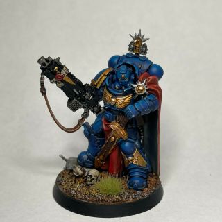 Warhammer 40k Space Marines Captain With Master - Crafted Heavy Bolt Rifle