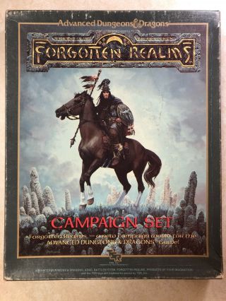 Forgotten Realms Campaign Set Advanced Dungeons And Dragons
