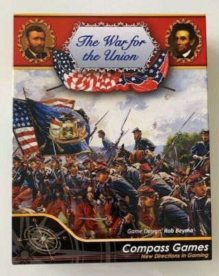 Compass Games The War For The Union - Designer’s Edition Complete Game