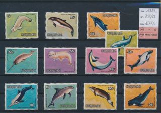 Ln97650 Cook Islands 1984 Dolphin Sealife Fine Lot Mnh Cv 26,  5 Eur