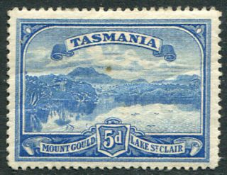 Tasmania 1899 5p Mt.  Gould Issue (scott 92),  Full Gum