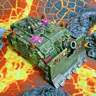 Vindicator Death Guard Nurgle Chaos Space Marine Csm Warhammer 40k Painted Tank