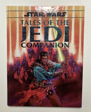 Star Wars Rpg Tales Of The Jedi Companion 1996,  West End Games,  Hc 1st Printing