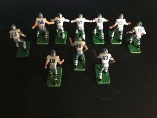 Vintage Tudor Electric Football 1967 Big Men Dallas Cowboys White Jersey (10)
