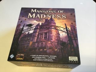Mansions Of Madness Second Edition Board Game Fantasy Flight Unpunched