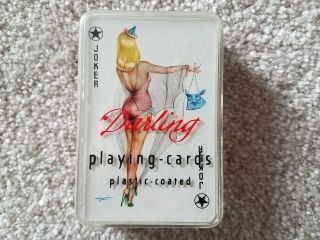 Complete Vintage Darling Playing Cards Pin - Up Girls Sexy Risque 1950s Heinz